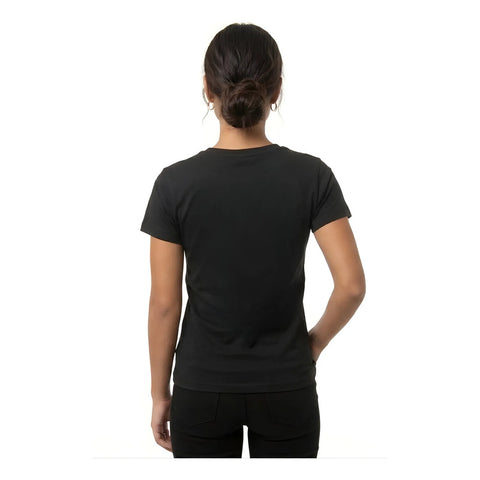 Playera Boy London Negra Para Mujer Logo Águila Negro
