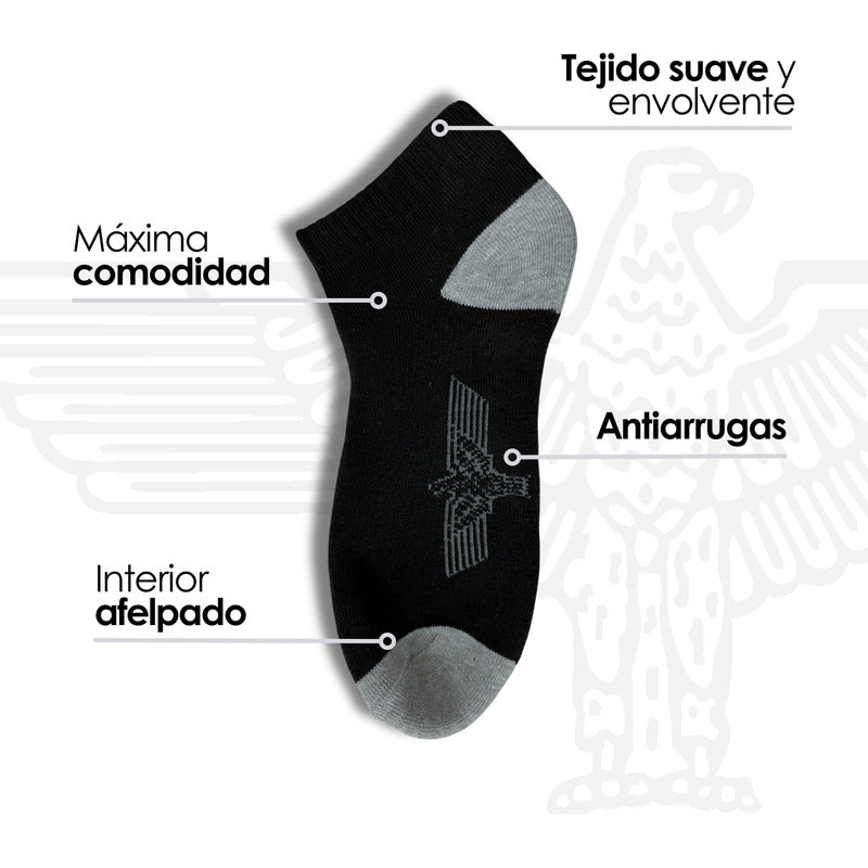 Calcetines Cortos Tines Afelpados Hombre 6 Pares Boy London
