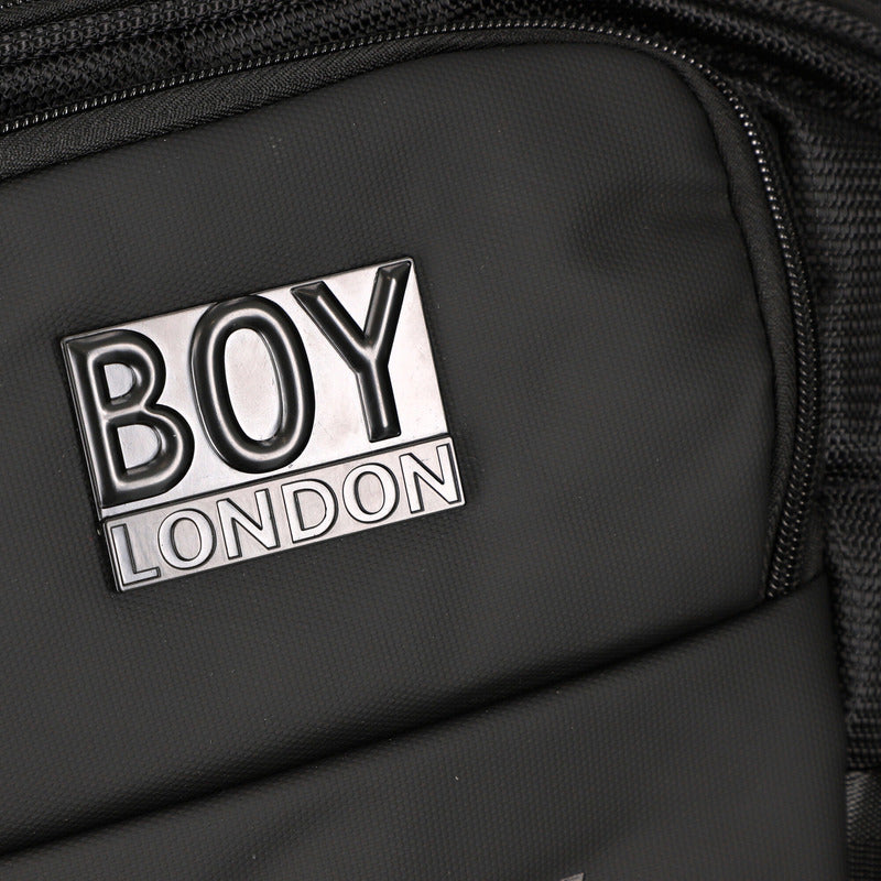 Backpack Mochila Negra Reforzada Urbana Escolar Boy London