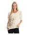 Blusa Oversized Dama Pedrería Diseño Aves Flores Boy London