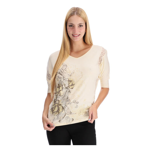 Blusa Oversized Dama Pedrería Diseño Aves Flores Boy London