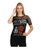 Blusa Negra Con Transparencia De Dama Awesome Boy London