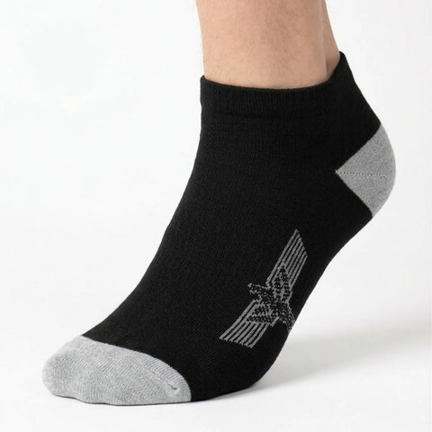 Calcetines Boy London Hombre Transpirable Paquete 6 Pares Negro Unitalla