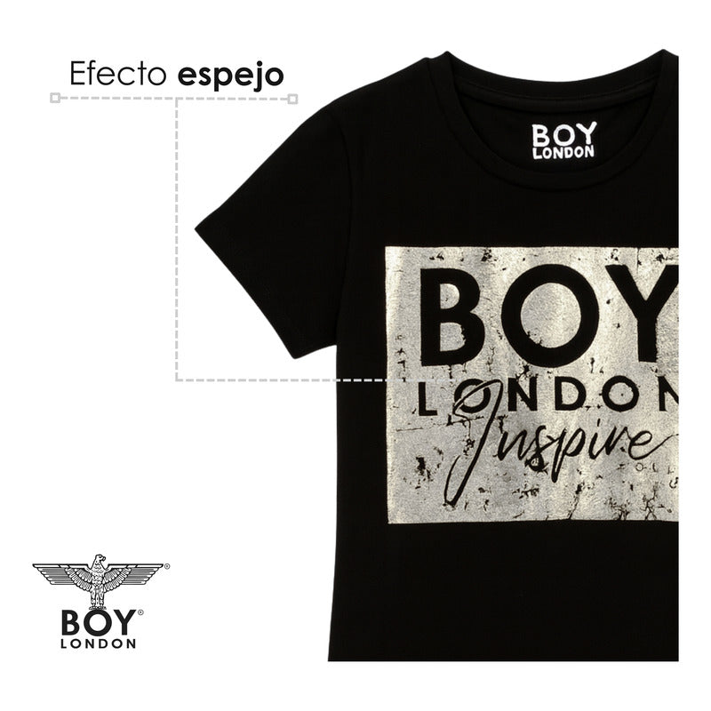 Playera Casual De Mujer Ligera Inspire Boy London Original