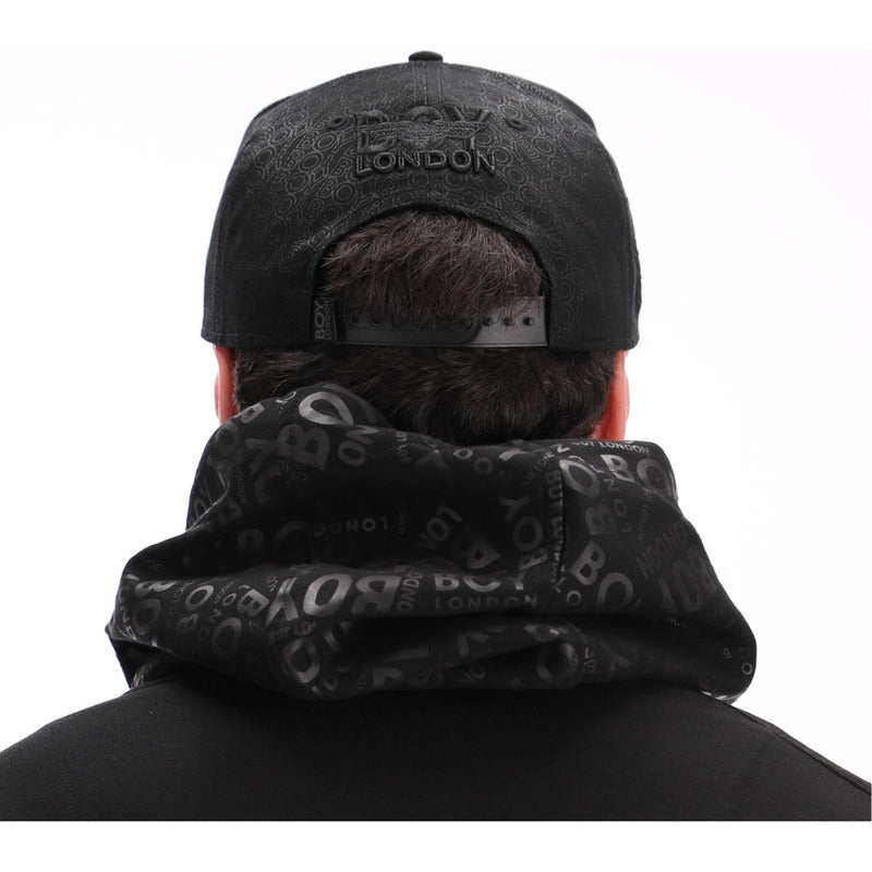 Gorra Ajustable Aguila Y Bordado Letras Negras Boy London