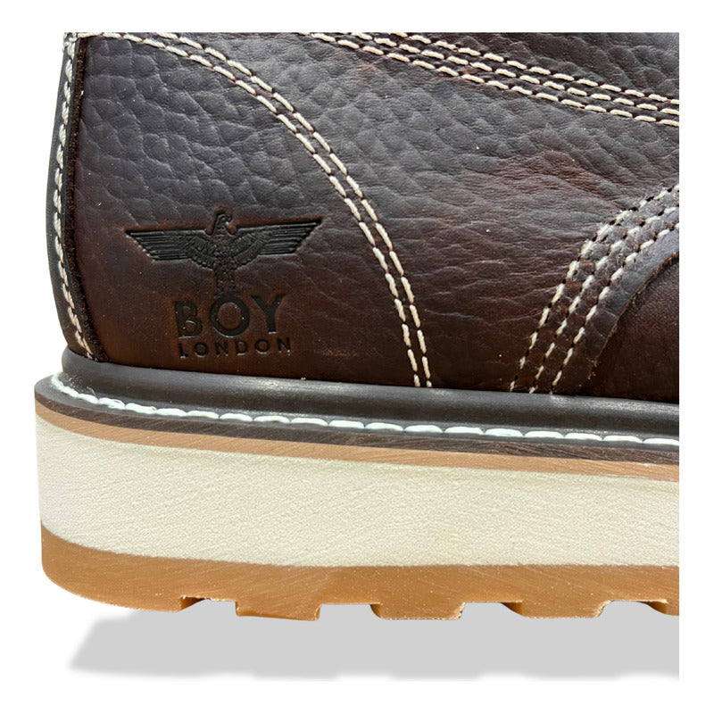 Botas De Piel Para Hombre Casual Industrial Boy London Shoes