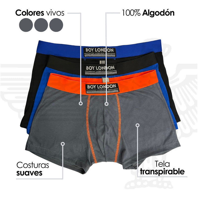 Boxers Largos Boxer Transpirable Caballero 3 Pack Boy London