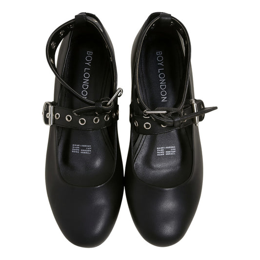 Zapato De Dama Mary Jane Con Doble Hebilla Boy London Shoes