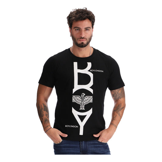 Playera Estampada Manga Corta De Algodon Hombre Boy London