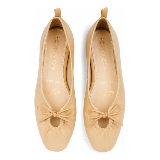 Ballerinas Flats Nude De Dama Cómodos Boy London Shoes