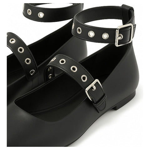 Zapato De Dama Mary Jane Con Doble Hebilla Boy London Shoes