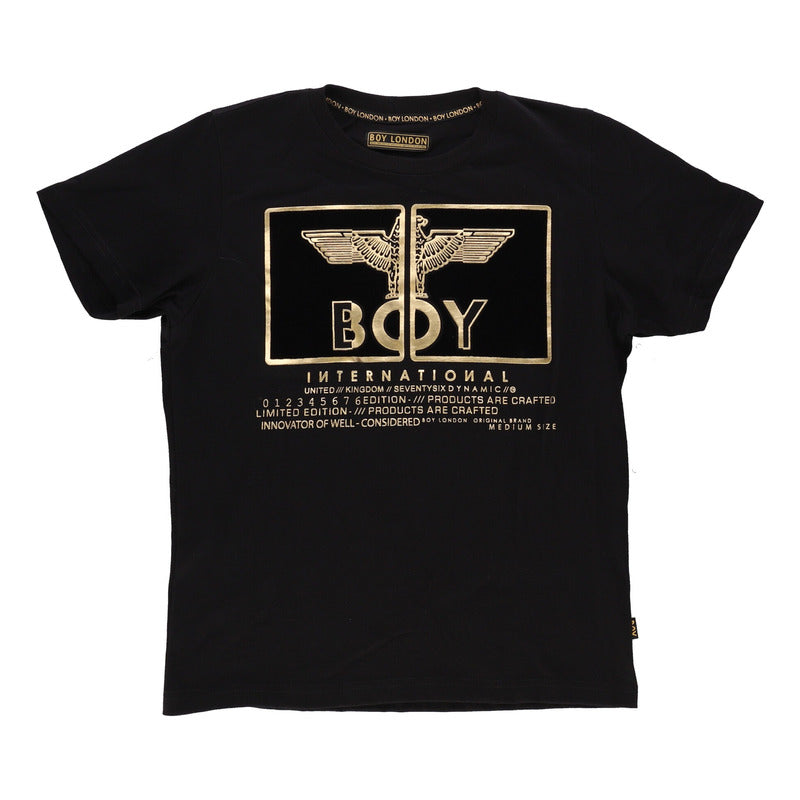 Playera Manga Corta Hombre Aterciopelada Boy London