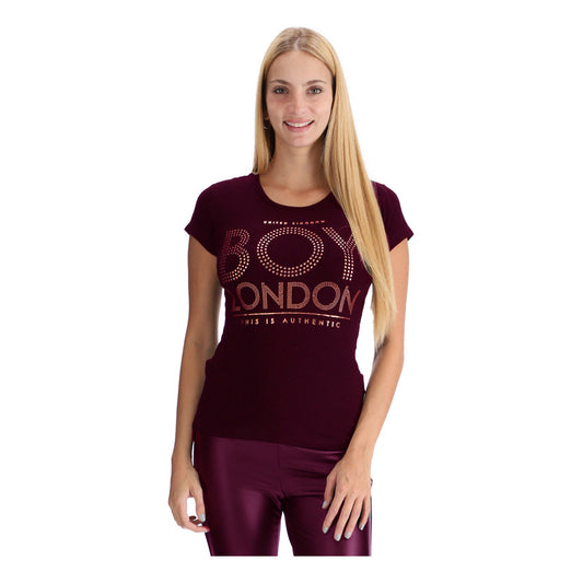 Playera con Aplicaciones en Pedreria Boy London Para Mujer