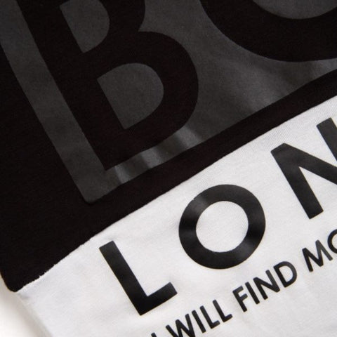 Blusa De Dama Crop Top Manga Larga Casual Juvenil Boy London Blanco Y Negro