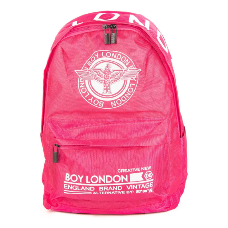 Mochila Rosa Urbana Escolar Juvenil Casual Boy London