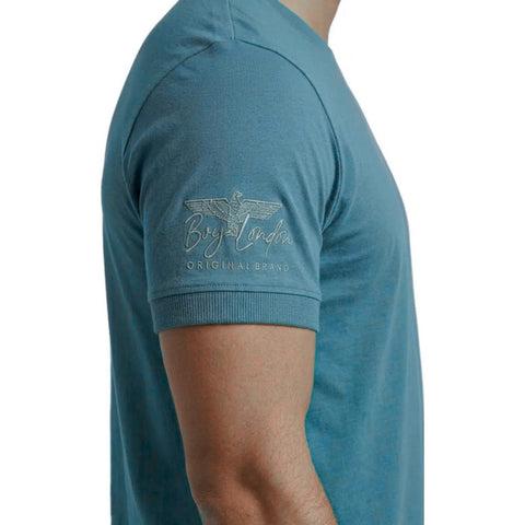 2 Pack Set Playera Verde Hombre Cuello Redondo Boy London Azul