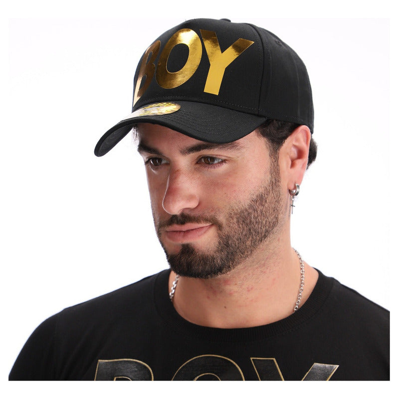 Gorra Ajustable Estampado Clasico Boy Boy London Color Negro Talla Único