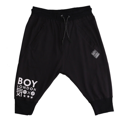 Short Jogger Boy London Hombre Negro Drop Crotch
