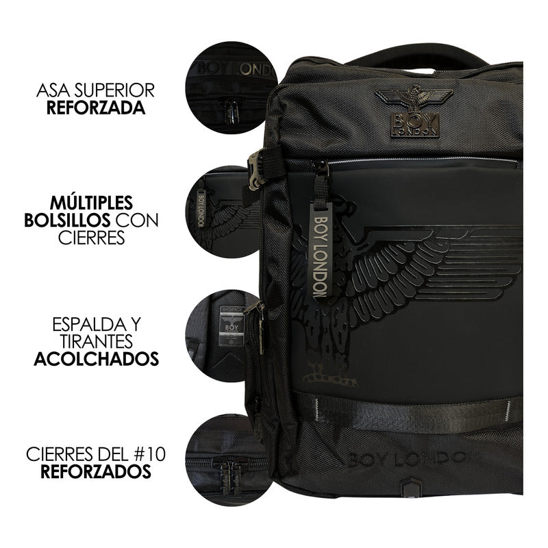 Mochila Reforzada Backpack Escolar Ejecutiva Ergonómica Boy London