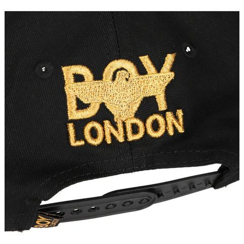 Gorra Ajustable Estampado Clasico Boy Boy London Negro Único Liso