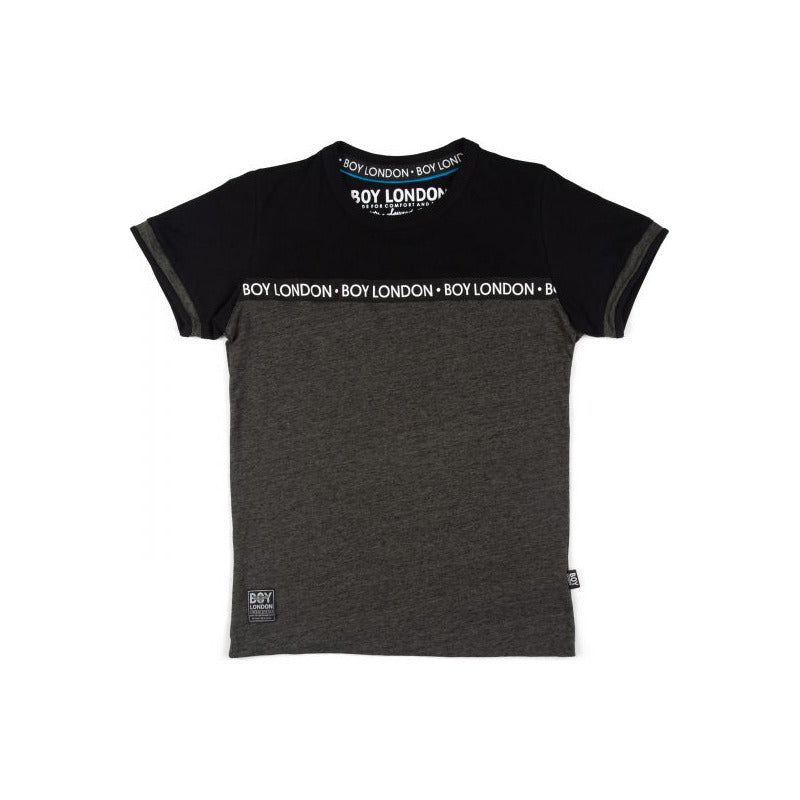 Playera Hombre Gris Estampado Original Brand Boy London