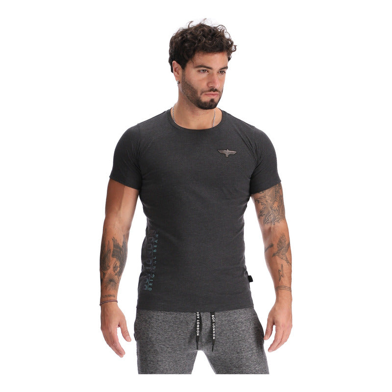 Playera Manga Corta Para Hombre Holografica Boy London