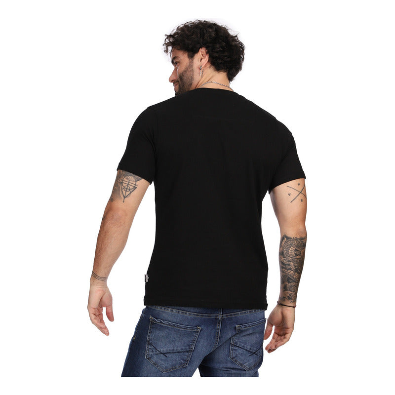 Playera Negra Para Hombre Letras De Colores Boy London