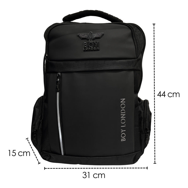 Mochila Portalaptop Reforzada Escolar Reflectante Boy London