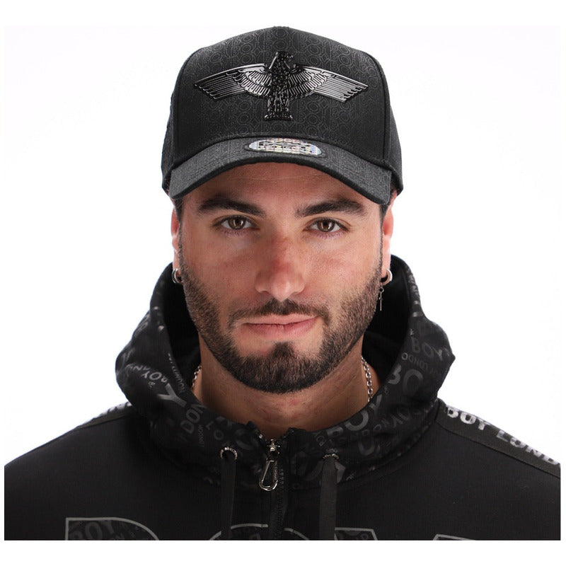 2 Pack Gorra De Hombre Ajustable Boy London Color Negro Talla Unitalla