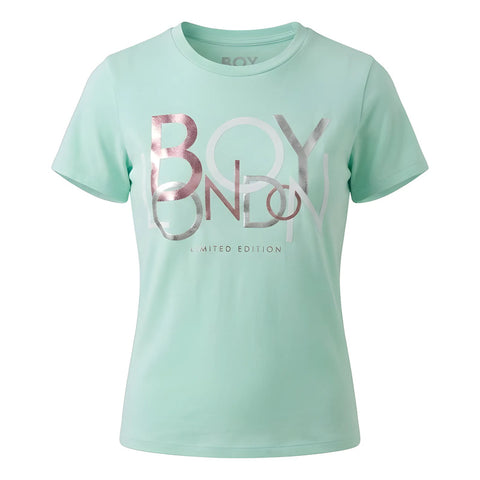 Playera Boy London De Dama Menta Edición Limitada Turquesa