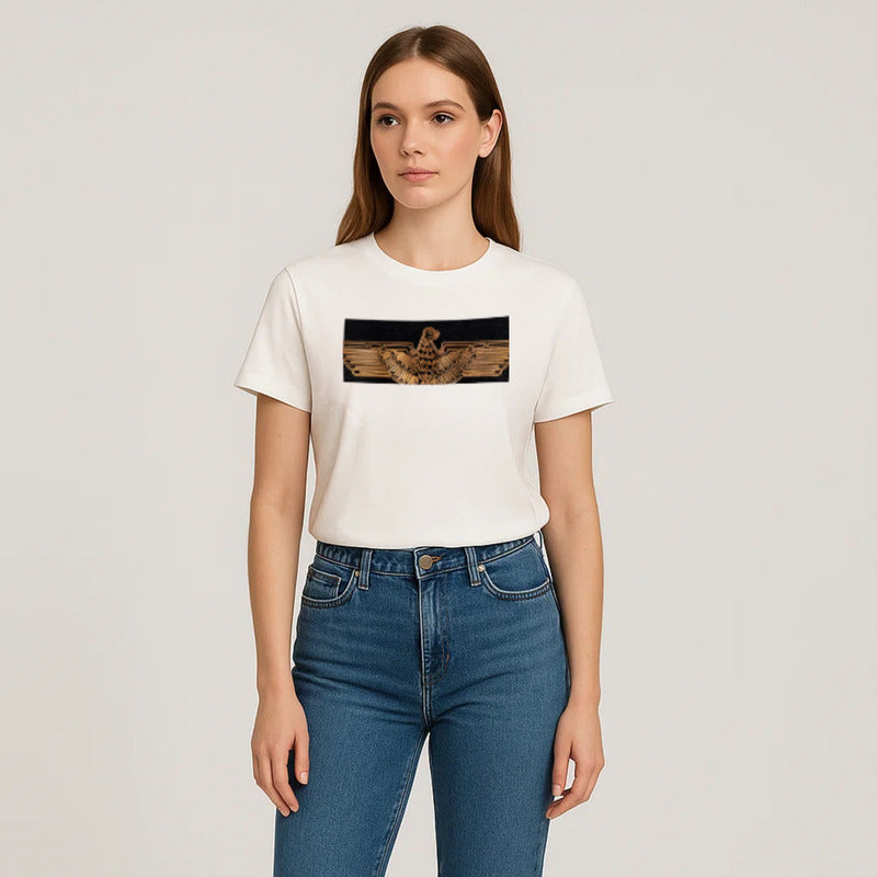 Playera Blanca Básica De Dama Glitter Boy London Original