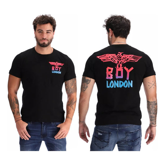 Playera Manga Corta Hombre Degradado Rosa Y Azul Boy London