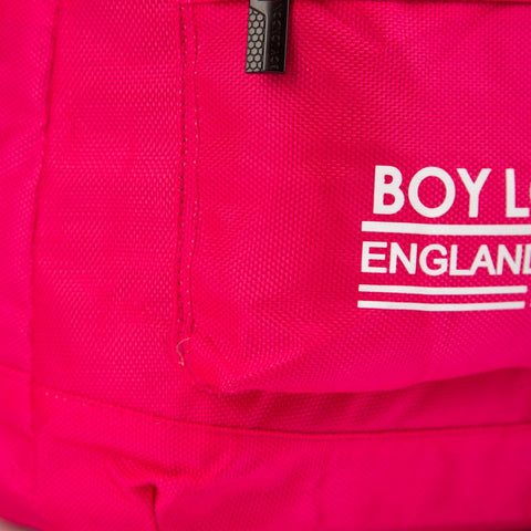 Mochila Rosa Urbana Escolar Juvenil Casual Boy London Color Rosa Chicle