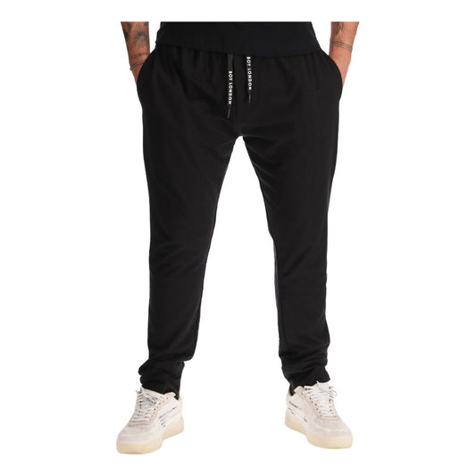 Pants Jogger Hombre Negro Contorno Dorado Boy London