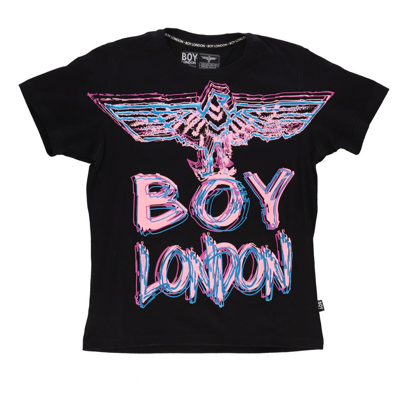 Playera Manga Corta Hombre Texturizada Rosa Azul Boy London