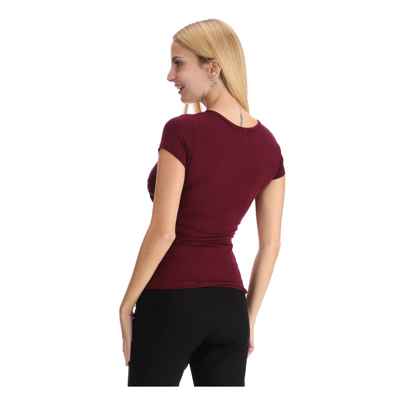 Playera De Manga Corta Casual Mujer Alternative Boy London