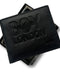 Cartera De Piel Plegable Negra Compacta Hombre Boy London Negro 102