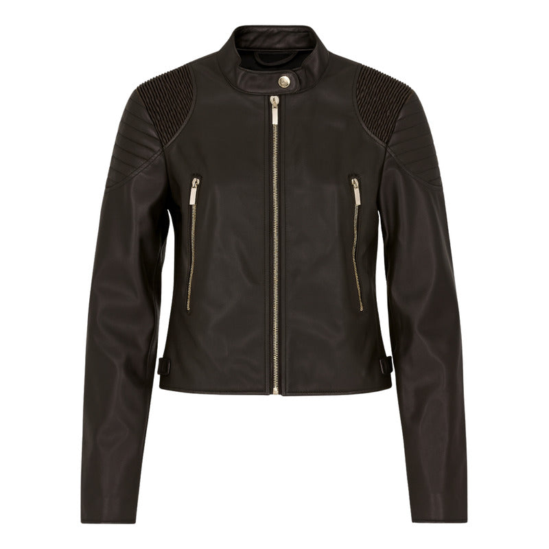 Chamarra Vinipiel Casual Biker De Dama Boy London