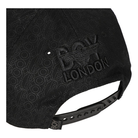 Gorra Ajustable Aguila Y Bordado Letras Negras Boy London Negro Único Liso