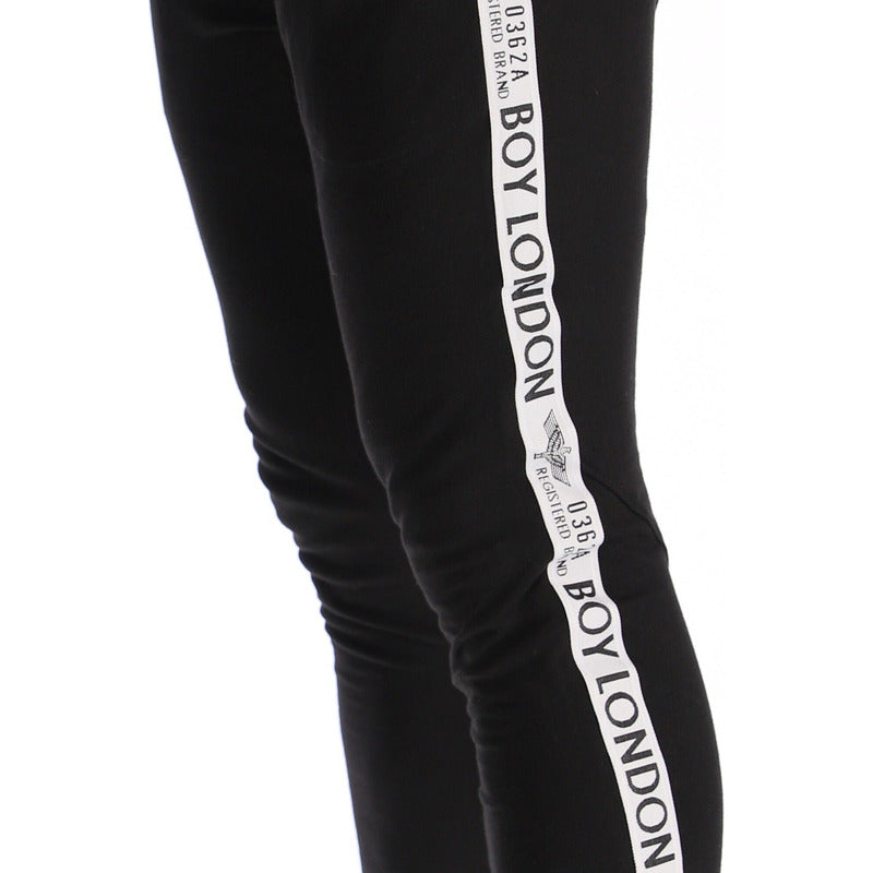 Pants Negro Para Hombre Jogger Elastico Deportivo Boy London