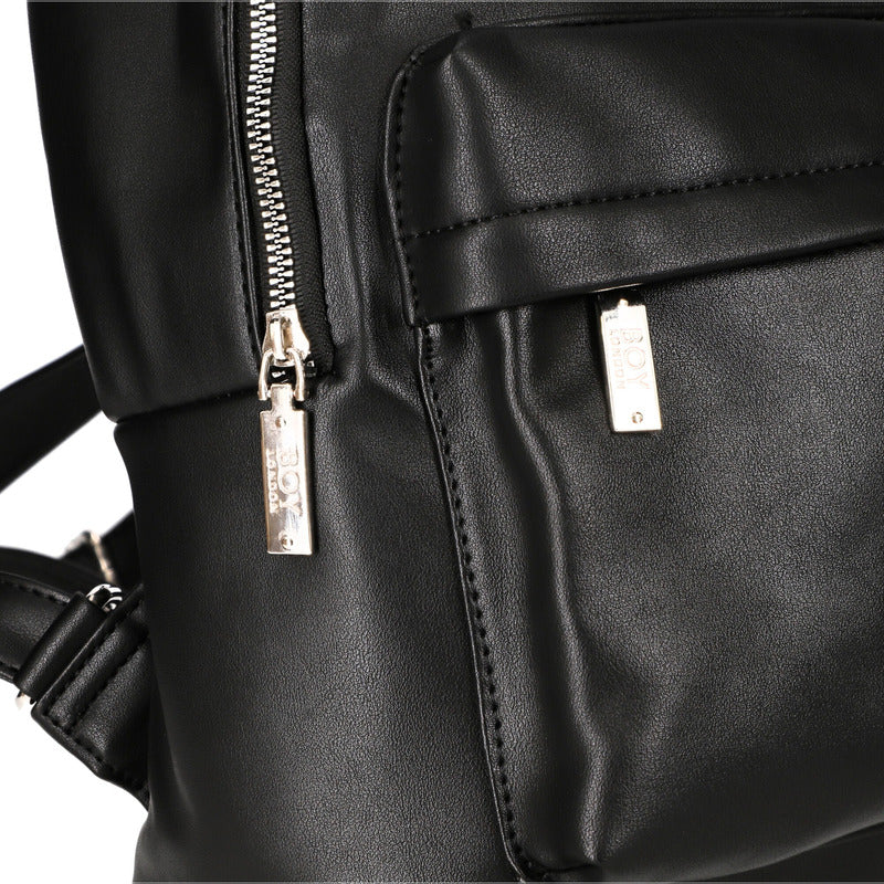 Mini Mochila Negra Para Mujer Dama Antirrobo Boy London