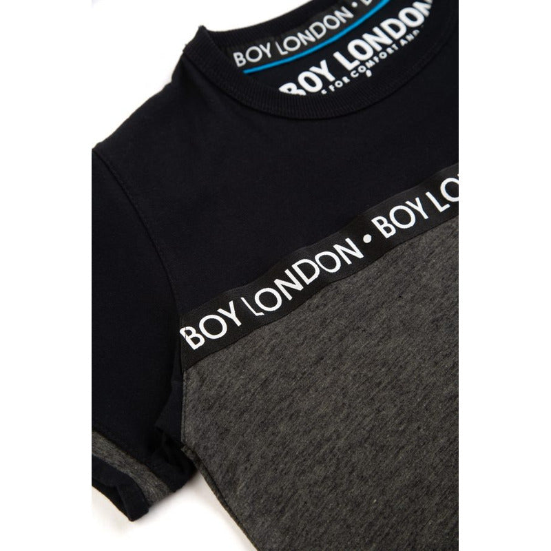 Playera Hombre Gris Estampado Original Brand Boy London