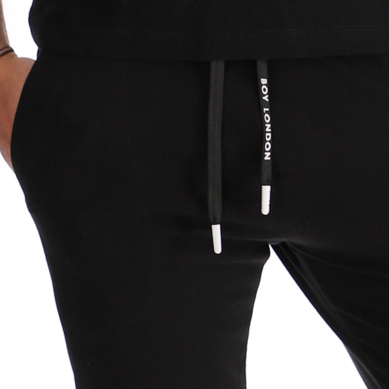 Pants Negro Para Hombre Jogger Elastico Deportivo Boy London