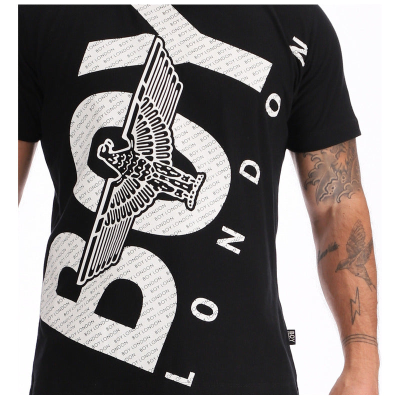 Playera Hombre Manga Corta Estampado Completo Boy London
