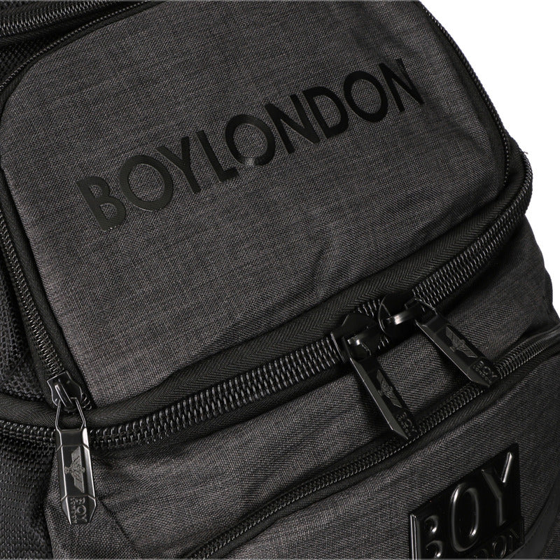 Backpack Mochila Negra Escolar Deportiva De Viaje Boy London