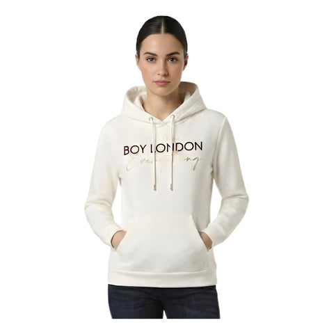 Sudadera Hoodie Boy London Casual Para Mujer S Blanco