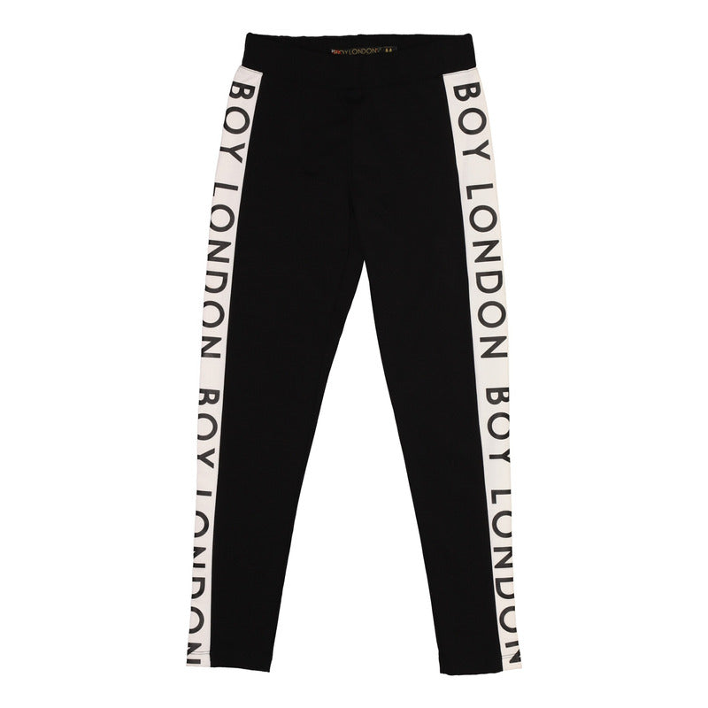 Pants Deportivo Ajustado Negro Mujer Letras Boy London