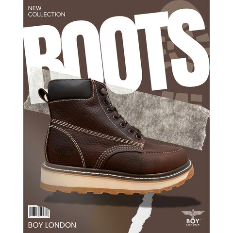 Botas Hombre Piel Boy London Casual Industrial