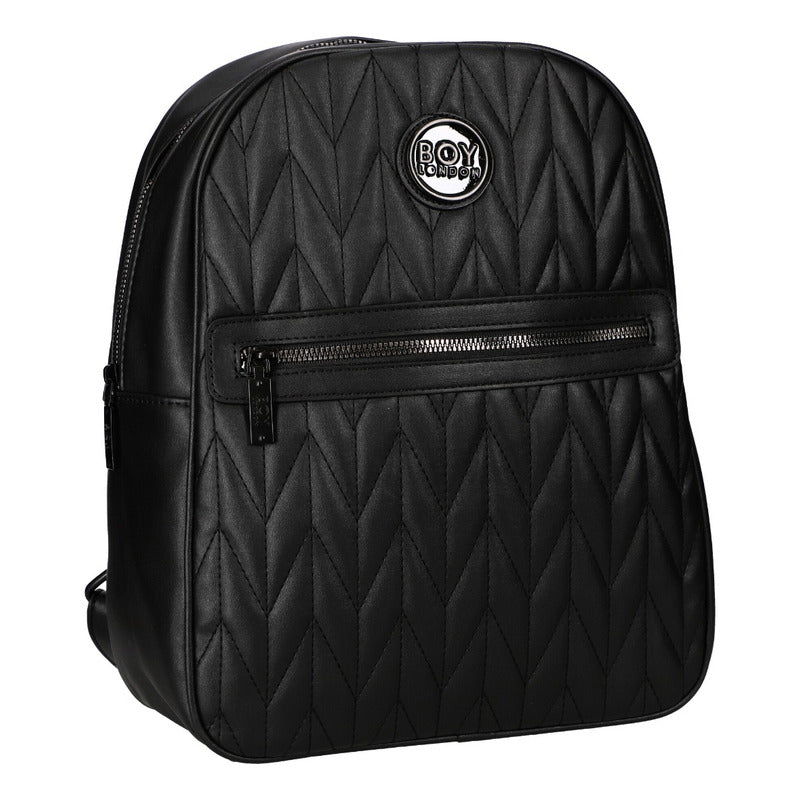 Mini Mochila Negra Casual Para Mujer Antirrobo Boy London