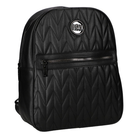 Mini Mochila Negra Casual Para Mujer Antirrobo Boy London